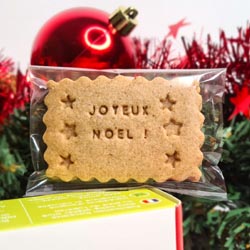Biscuits personnalisés 'Joyeux Noël'